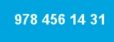978 456 14 31 978 456 14 31